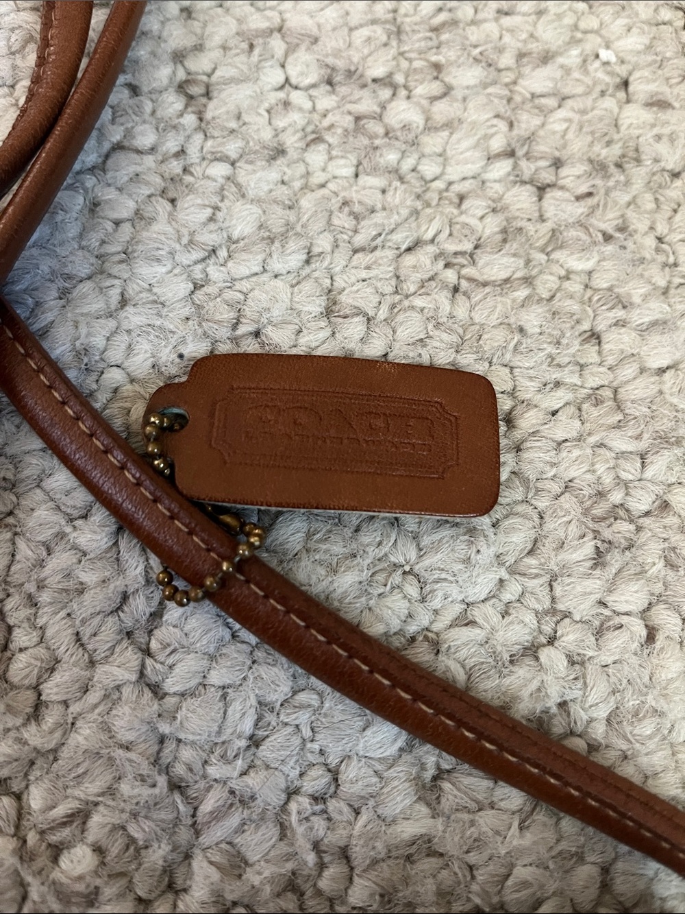 Coach Brown Leather Turn-Lock Crossbody - Picture 2 of 7